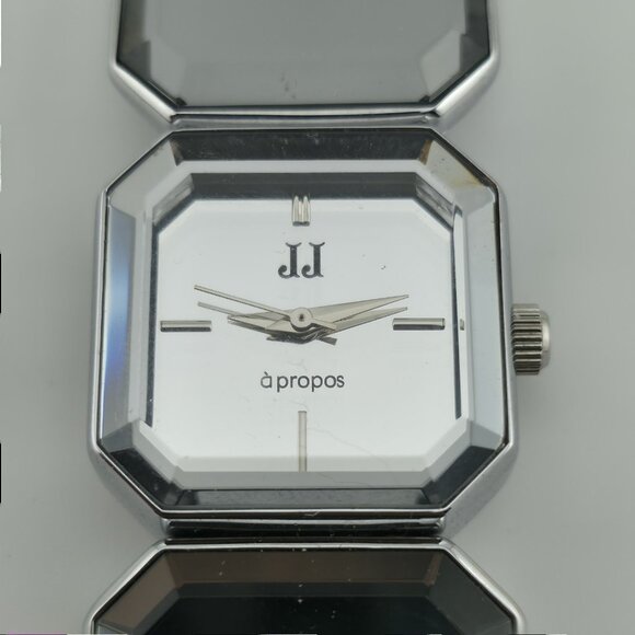 Jules Jurgensen Apropos A060BL Women’s Watch Silver Tone Mirror Working - Picture 2 of 10
